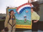Interviewing a smokejumper